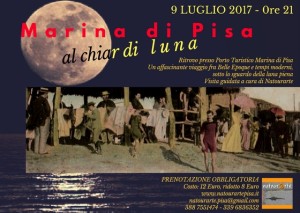 Marina di Pisa al chiar di Luna - visita guidata in notturna, a cura di Natourarte